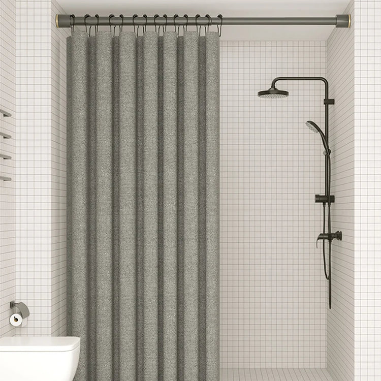 Shower Curtain with Metal Hooks