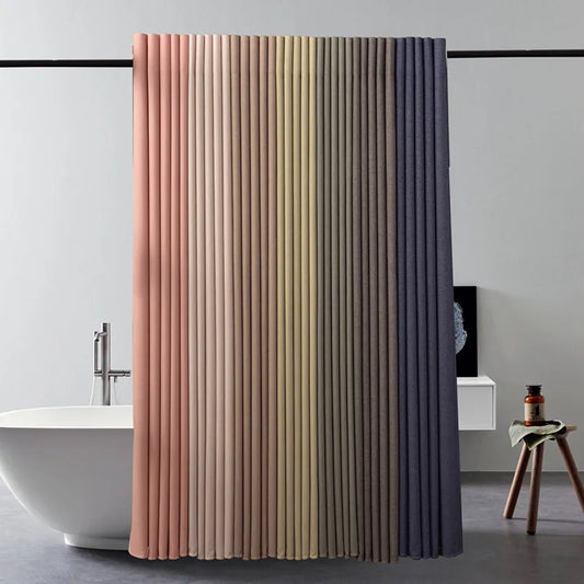 Shower Curtain with Metal Hooks